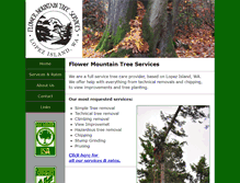 Tablet Screenshot of flowermountainservices.com
